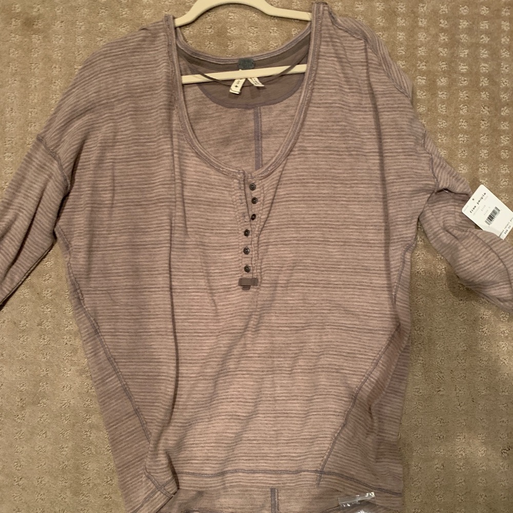 Free People half button shirt/sweater type